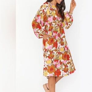 Floral Print Women's Dress